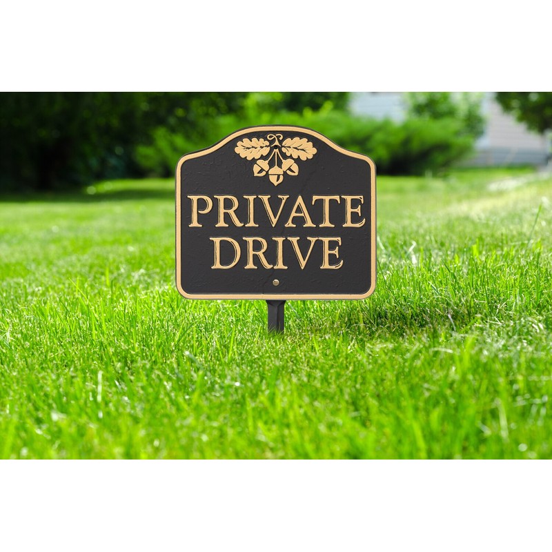 Whitehall 14141 "Cast Aluminum, Durable Wall or Lawn Mounting Private