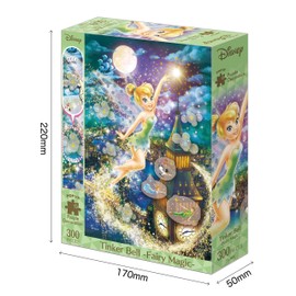 Epoch 300 Piece Jigsaw Puzzle, Tinker Bell - Fairy Magic - Pop Up Puzzle Decoration (10.2 x 15 inches)