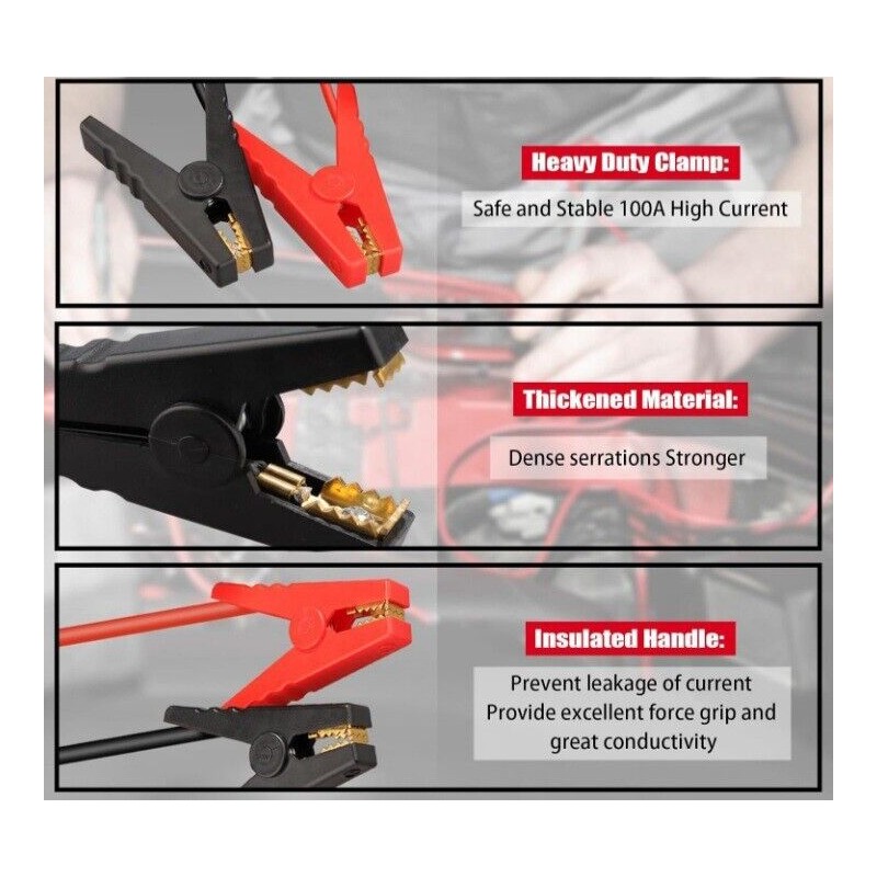 D&W Tools 🇺🇸 Jumper Cables for Milwaukee 18V M18 Batteries