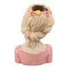 Modern Ceramic Face Vases Decorative Modern Style Shy Girl Flower