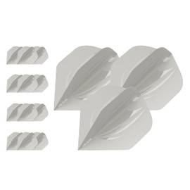 Target Darts Unisex Pro. - Target Darts 5 x Sets of ID Pro Ultra Grey No 6 Dart Flights 15 in total, Grey, No.6 UK