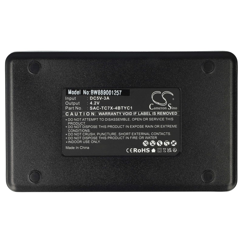 vhbw Dual Charging Station Compatible with Motorola TC700, TC700H, TC700K,