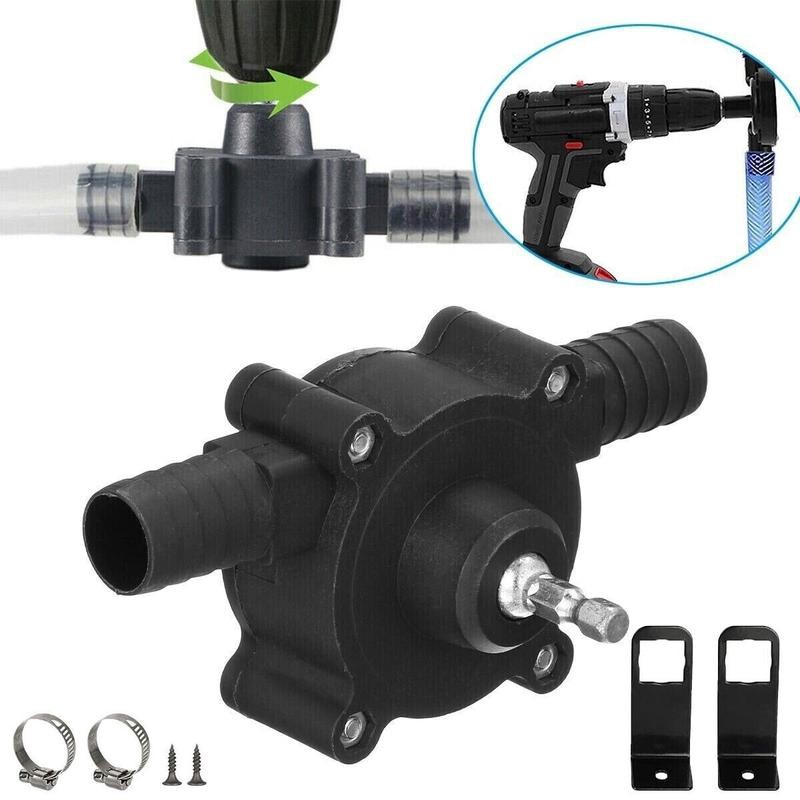 SJAPCK Electric Hand Drill Drive Self Priming Pump Water Oil