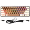 61 Keys Mechanical Keyboard Color Mixing Quick Response Wired Keyboard