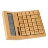 Bamboo Calculator Solar Powered Battery Powered Eco Friendly Function Calculator