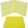 (10) Transparent Fluorescent Yellow Colored CD Empty Replacement Jewel Boxes