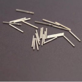 Unbranded 10Pcs Solid 925 Sterling Silver Tiny Needle Stick Stud Earrings Women Girl 10mm