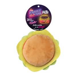 Fancy Pets Juguete para Perro en Forma de Hamburguesa con Squeaker Funny Food