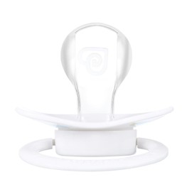 Landofgenie Adult Size Printed Dummy Large Teat Shield Dummy White