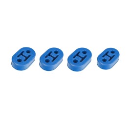 Unbranded Exhaust Muffler Hanger Blue 4pcs auto Car Polyurethane Rubber 2 Hole 10mm