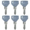 BAQI 6pcs Replacement Excavator 52160 Ignition Keys Starter Switches for