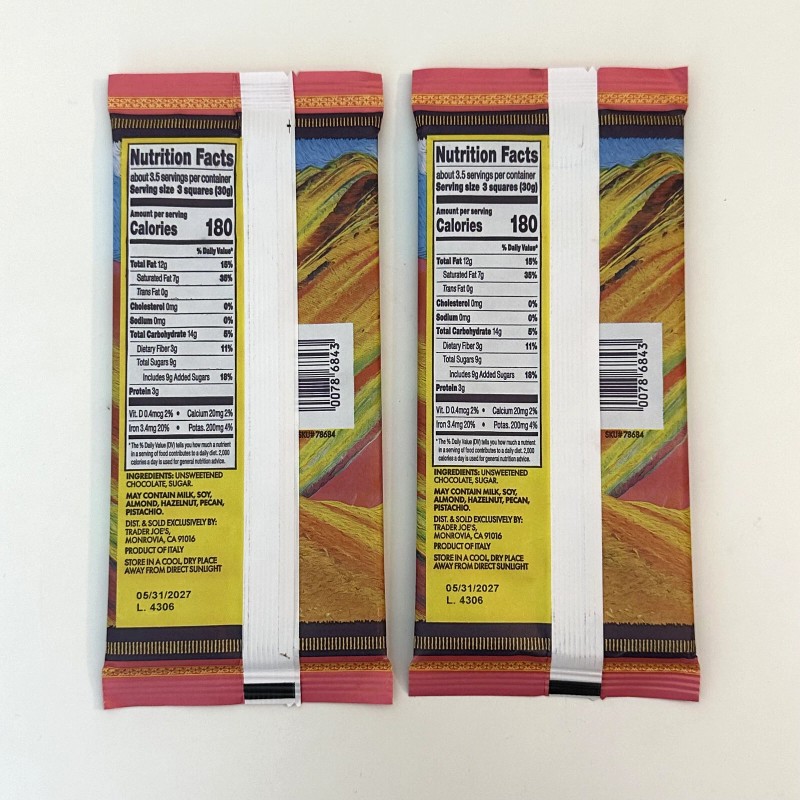 Trader Joe's 2 Pack Trader Joe's 70% Peruvian Cacao Dark