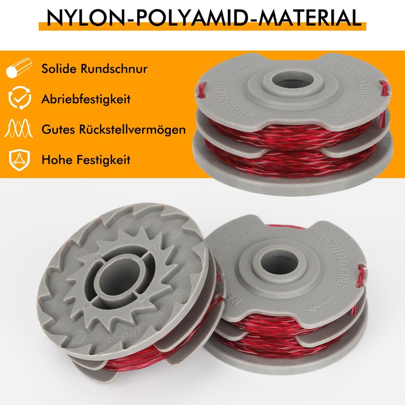 Eyoloty FLY021 599431790 Thread Spool Suitable for Flymo Contour 500