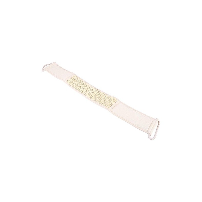 Correa de ducha de esponja natural, masaje exfoliante para la