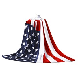 YJZQ American Flag Blankets, Soft Sofa Blankets, Lightweight Bed Couch Cover, Flannel Fleece Blankets (150 * 200cm)