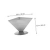Alipis 10 * 10 * 8.5cm Making Mold Stainless Steel