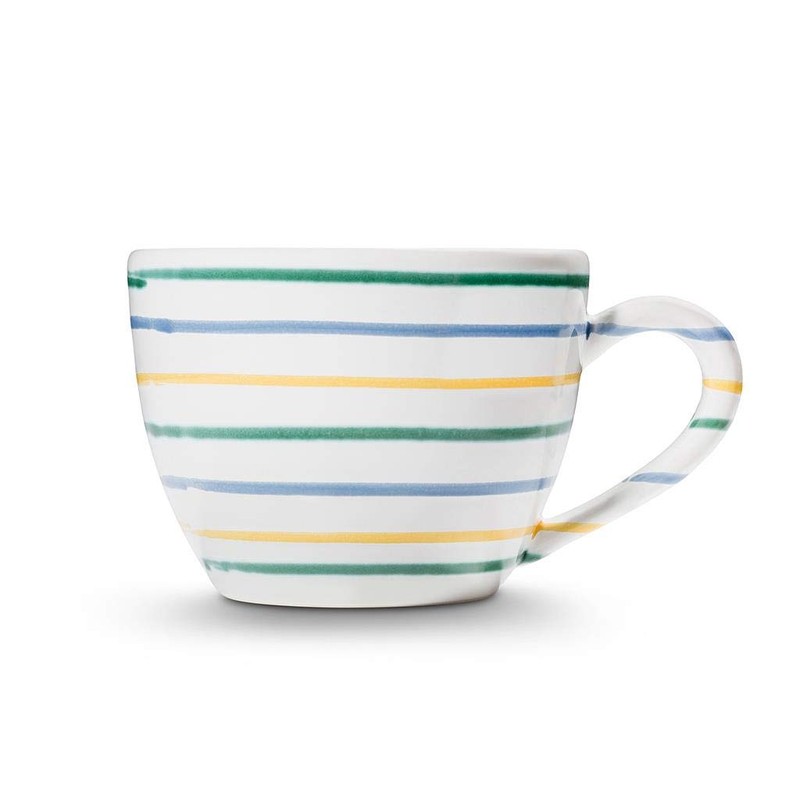 GMUNDNER KERAMIK Tea Cup Maxima Capacity 0.4 Litres Colourful Flamed