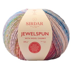 Jewelspun Chunky with Wool - Mother of Pearl (203) - 200g