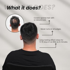 Batcı Hair Concealer & Filling Cream for Bald Spots & Thinning Hair – Waterproof, Sweat-Proof Scalp Coverage – Natural Root Touch-Up Cream for Men & Women – 30ml