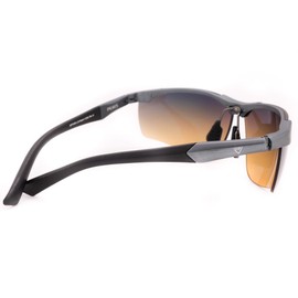 PeakVision SL9 Gunmetal Non-Polarized Golf Sunglasses SL9 for Men & Women - Dual-Zone Lens Technology, Zero Distortion, RA Filters, UV Protection Eyewear for Golfing, Driving, Sports