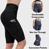 CompressionZ Women's Compression High Waisted Biker Shorts, Tummy Control for