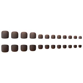 24pcs/set Short Matte Fake Toenails for Women Press On Toenails Artificial Toenails Pedicure Acrylic False Toenails Full Cover Summer Decoration