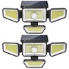 Etetale Solar Lights Outdoor, 3000LM Solar Powered Motion Sensor Light,