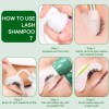 Kit Shampoo Espuma Para Pestañas Y Brocha Para Extensiones