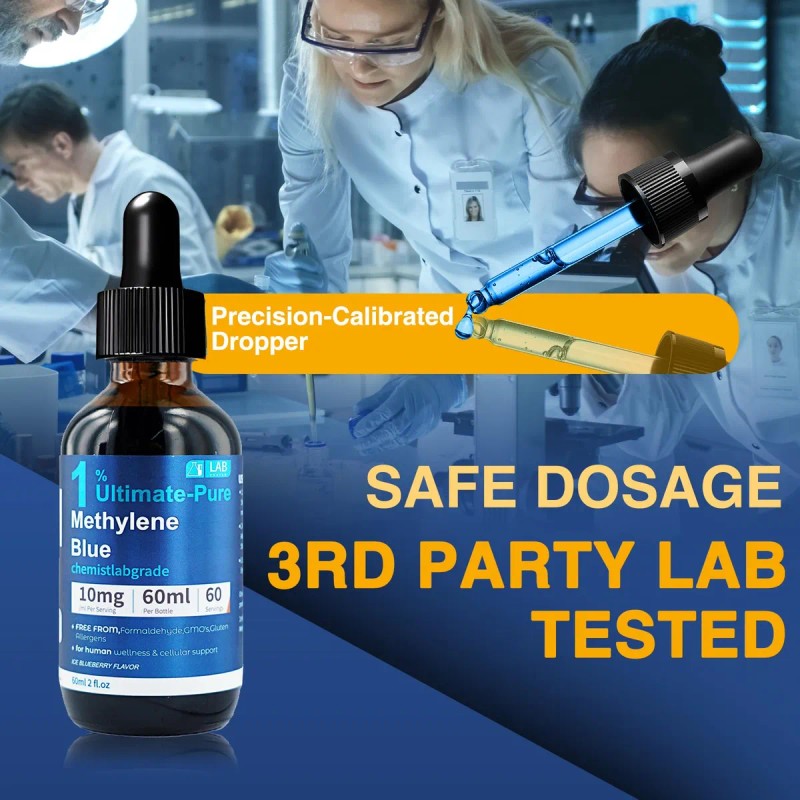 Solución Azul De Metileno Valortex 1% 60 Ml (10 Mg/ml)