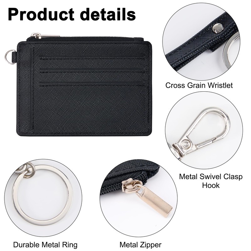 Toughergun Credit Card Holder for Women Slim RFID Blocking Wristlet