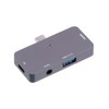 Type C Docking Station (3.5mm with 4 Poles) / Gray