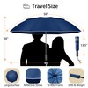 Urvoix Travel Umbrella Compact Windproof - Ventilation Umbrella with Double