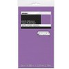Unique Party Plastic Tablecloth, 108" x 54", Purple