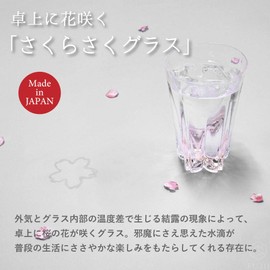 Sakurasaku Glass SG-01TP SG-01TP SG-01TP 240 cc Sac Percentage (100%) Tumbler, Red and White