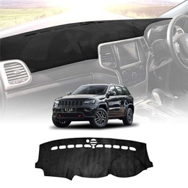 X-CAR Dash Mat for Jeep Grand Cherokee 2011-2021 Non-Slip Microfiber Pad Cover Interior Accessories