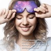 3D Sleep Mask By PrettyCare 2 Pack (Ultra Violet and