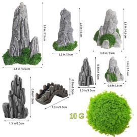 Miniature Mountain Decorative Landscape, Miniature Gnome Accessories, Zen Garden Ornament, Model Making Fairy Garden Accessories, Garden Decoration, DIY Landscape, Mini Landscape Design