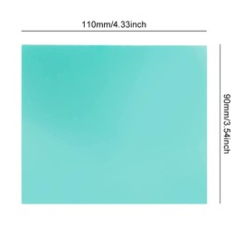 Welding Shield for Automatic Welding Helmet, Welding Helmet Lens, Welding Helmet Transparent Lens, Welding Protection Glass, Automatic Welding Glass, Transparent Polycarbonate 110 x 90 mm, Pack of 10