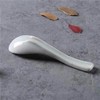 Ceramic Soup Spoons set, Chinese Style Glaze Porcelain Rice Spoons,