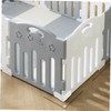 Hohopeti 4sets Small Playpen Base Plastic Playpen Stabilizer Anti-Slip Floor