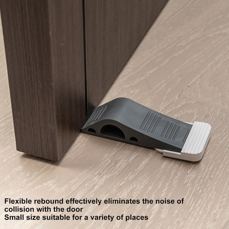 6pcs Door Stoppers Grey Hole Free Installation Noise Elimination TPR