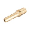 sourcing map Brass Metric Barb Connector Hose Nozzle 6mm x