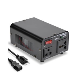 LVYUAN Voltage Transformer Converter 500 Watt Step Up/Down Convert from 110-120 Volt to 220-240 Volt and from 220-240 Volt to 110-120 Volt with US Outlet, Universal Outlet, Circuit Breaker