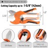 Bates- PVC Pipe Cutter, Cuts up to 1-5/8", Ratcheting Cutter