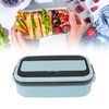 304 Stainless Steel Bento Box Adult Lunch Box Single Layer