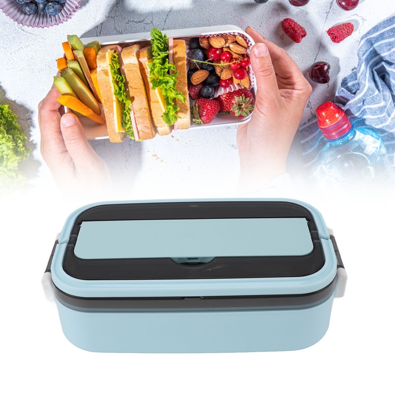 304 Stainless Steel Bento Box Adult Lunch Box Single Layer