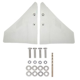 Boat Marine Hydrofoil Board Stabilizer for Yamaha Honda Suzuki Tohatsu Small Outboard Motor Stand and Out Drive PA66 Plastic Grey