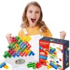 sinomund 48 Board Games Tetra Tower Balance Stacking Toys Building