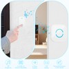 VFANDV Wireless Doorbell Outdoor LED Indicator Buttons Wireless Waterproof Outdoor
