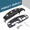 KUAFU Dash Bezel and Bashboard Cover Compatible with 1998-2002 Dodge